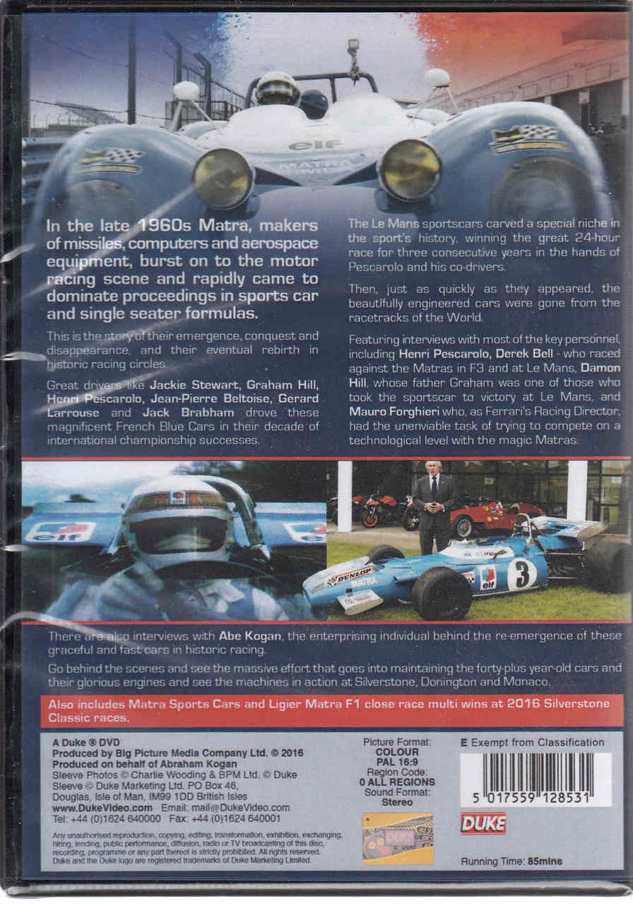 Matra Racing - The Rebirth DVD