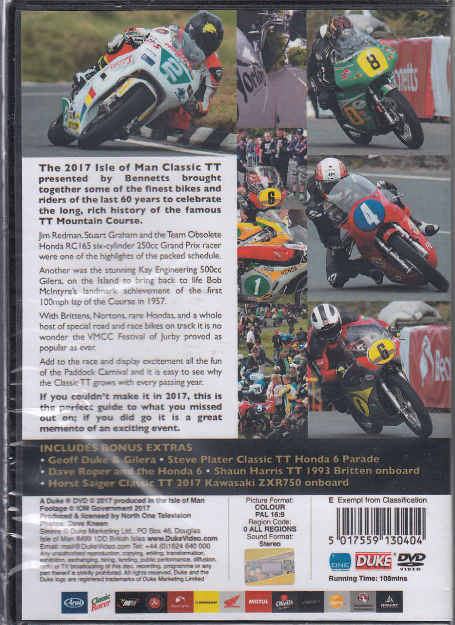 Classic TT 2017 Official Review DVD