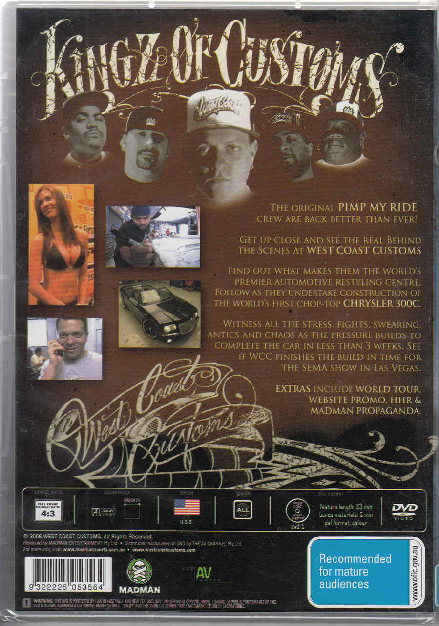 West Coast Customs 300C Undrground Remix DVD