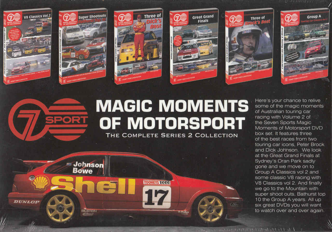 Magic Moments Of Motorsport The Complete Series 2 Collection (9340601001541) - back