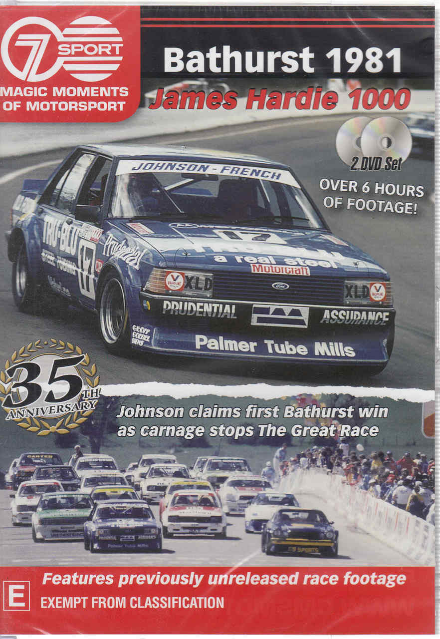 Magic Moments Of Motorsport : Bathurst 1981: James Hardie 1000 DVD (9340601001718)