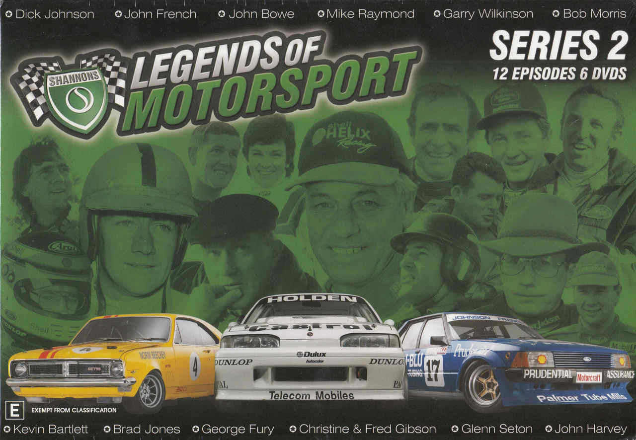 Legends Of Motorsport: Series 2 - 12 Episodes 6 DVD Box Set