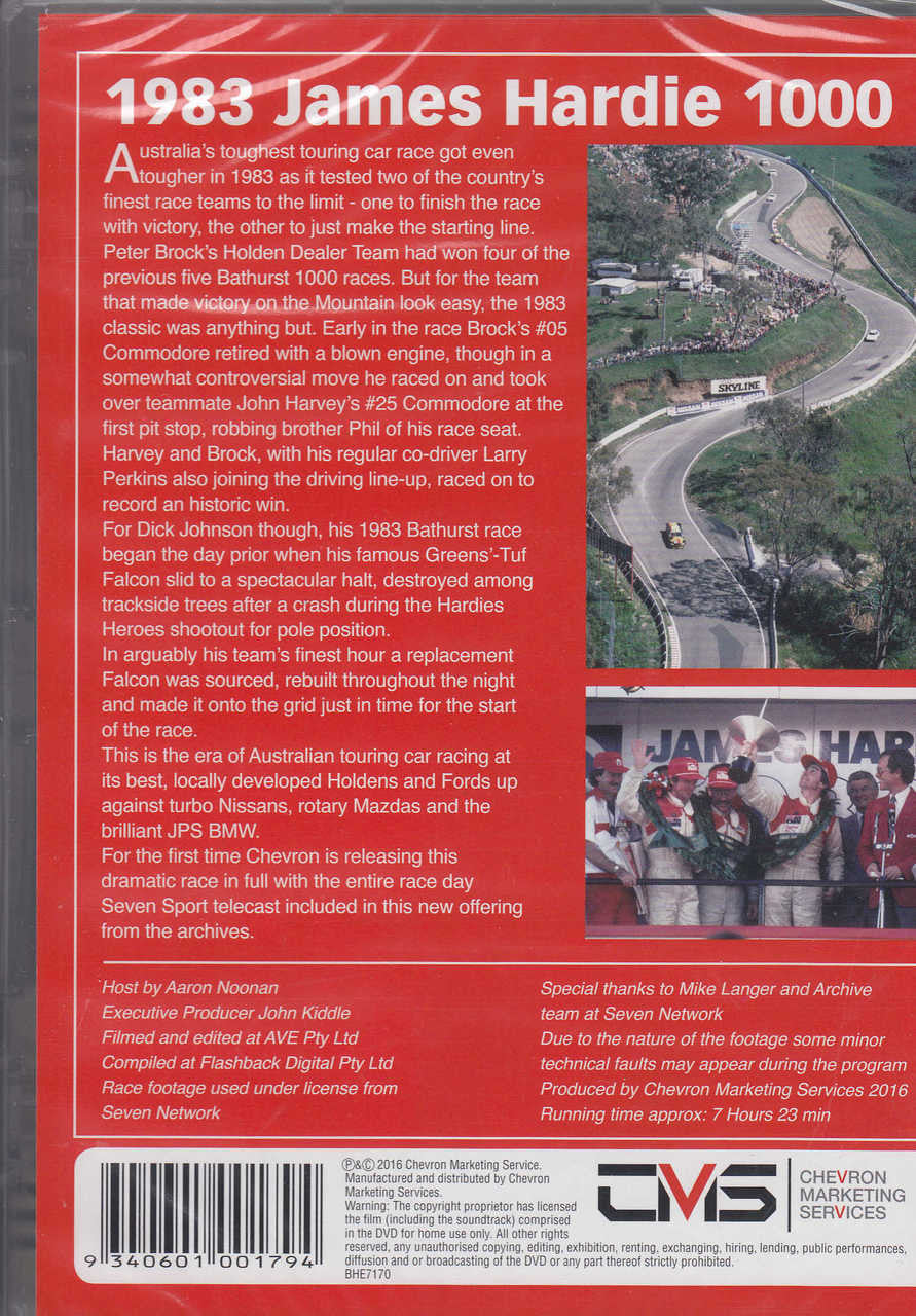 Magic Moment Of Motorsport - Bathurst 1983 DVD (9340601001794)