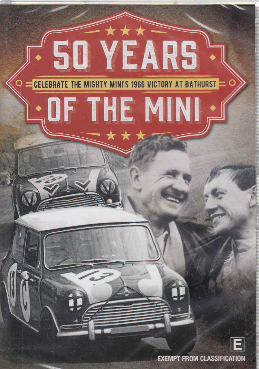 50 Years Of The Mini: Celebrate The Mighty Mini's 1966 Victory At Bathurst DVD (9340601001817) - front