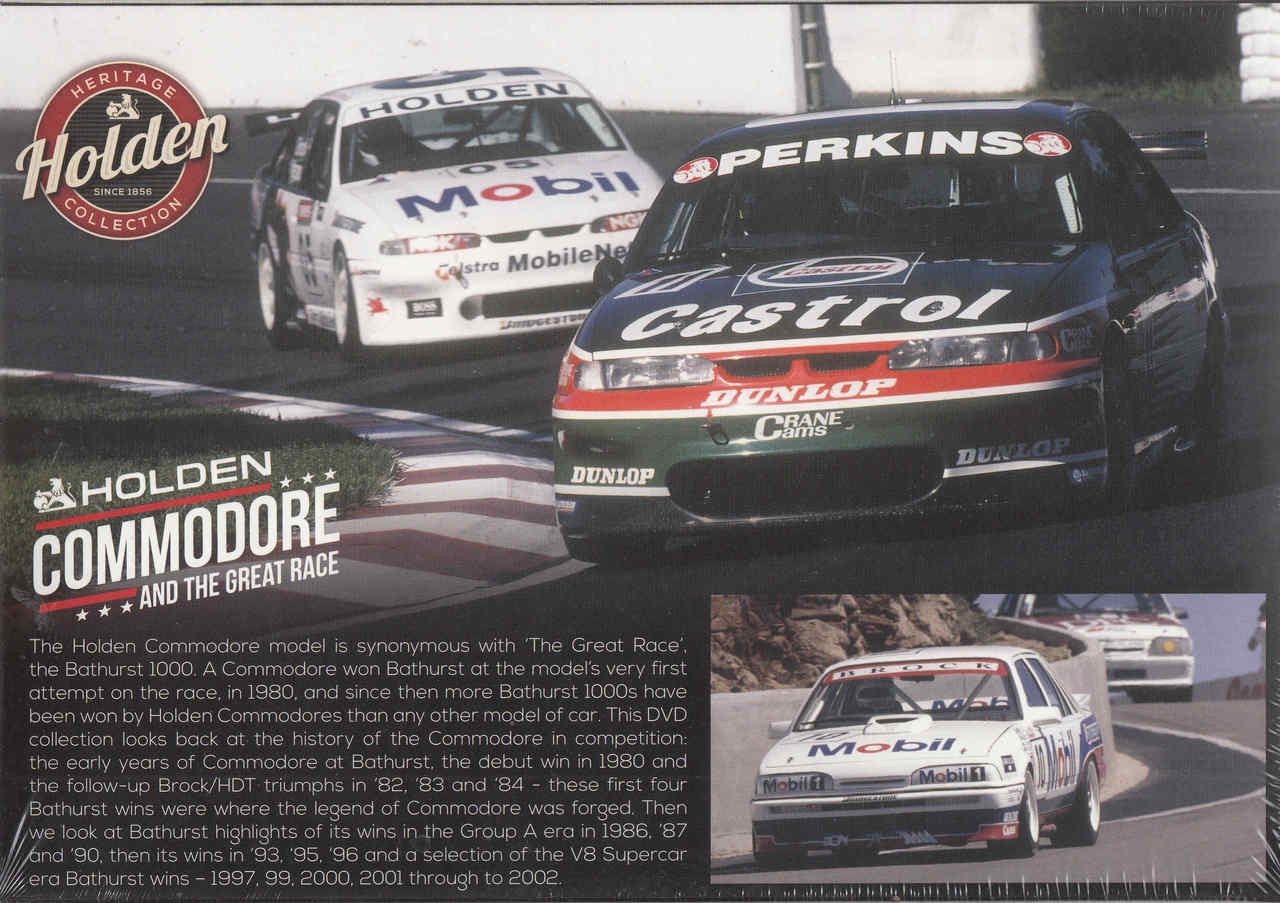Holden Commodore And The Great Race Gift Set DVD (9340601001824) - back
