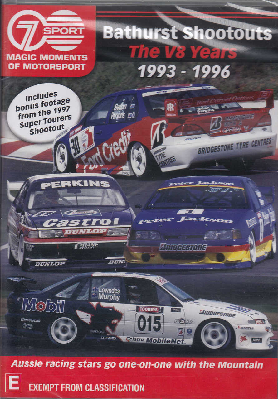 Bathurst Shootouts - The V8 Years 1993 - 1996 DVD (9340601001893)