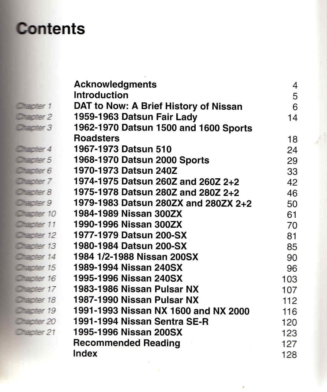 Illustrated Datsun/Nissan Buyer's Guide ( 9780760301364) - cont