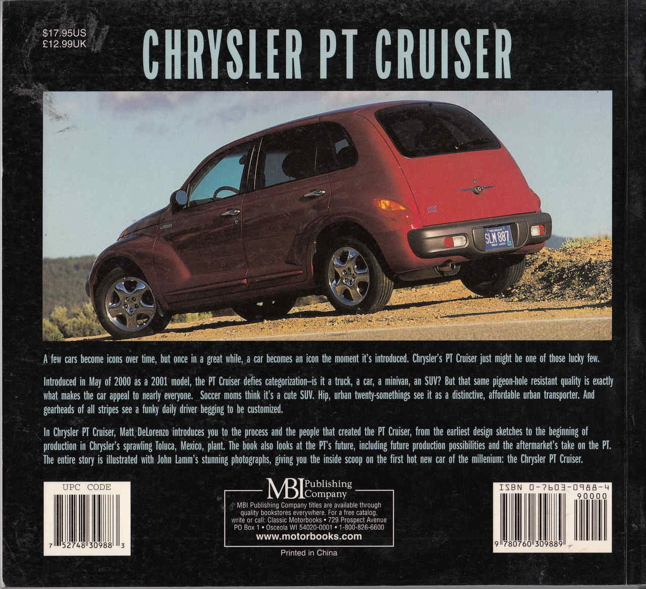 Chrysler PT Cruiser (Motorbooks ColorTech) Back