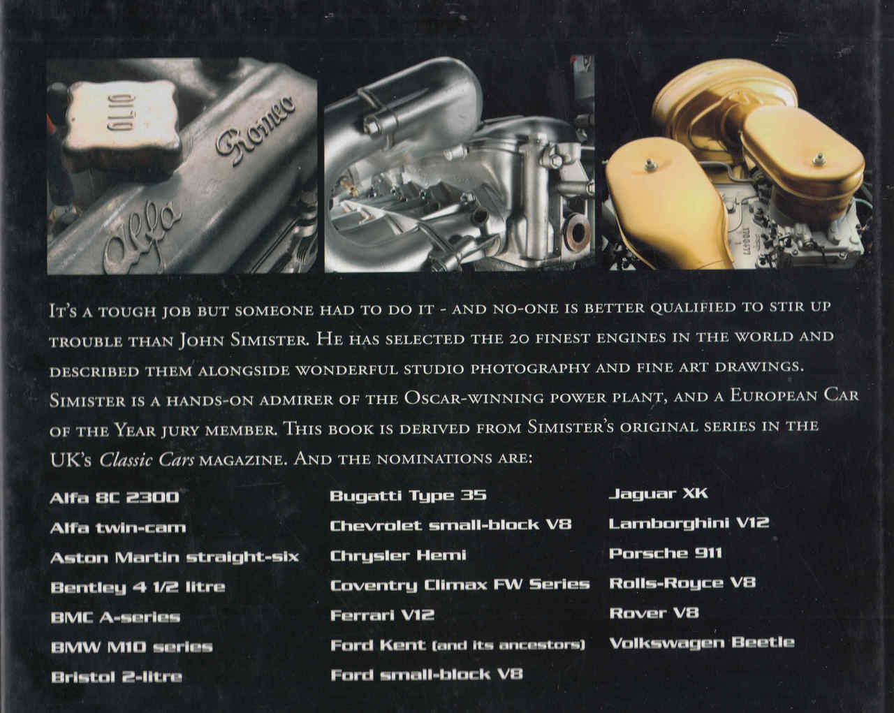Legendary Car Engines (9780760319413)  - back
