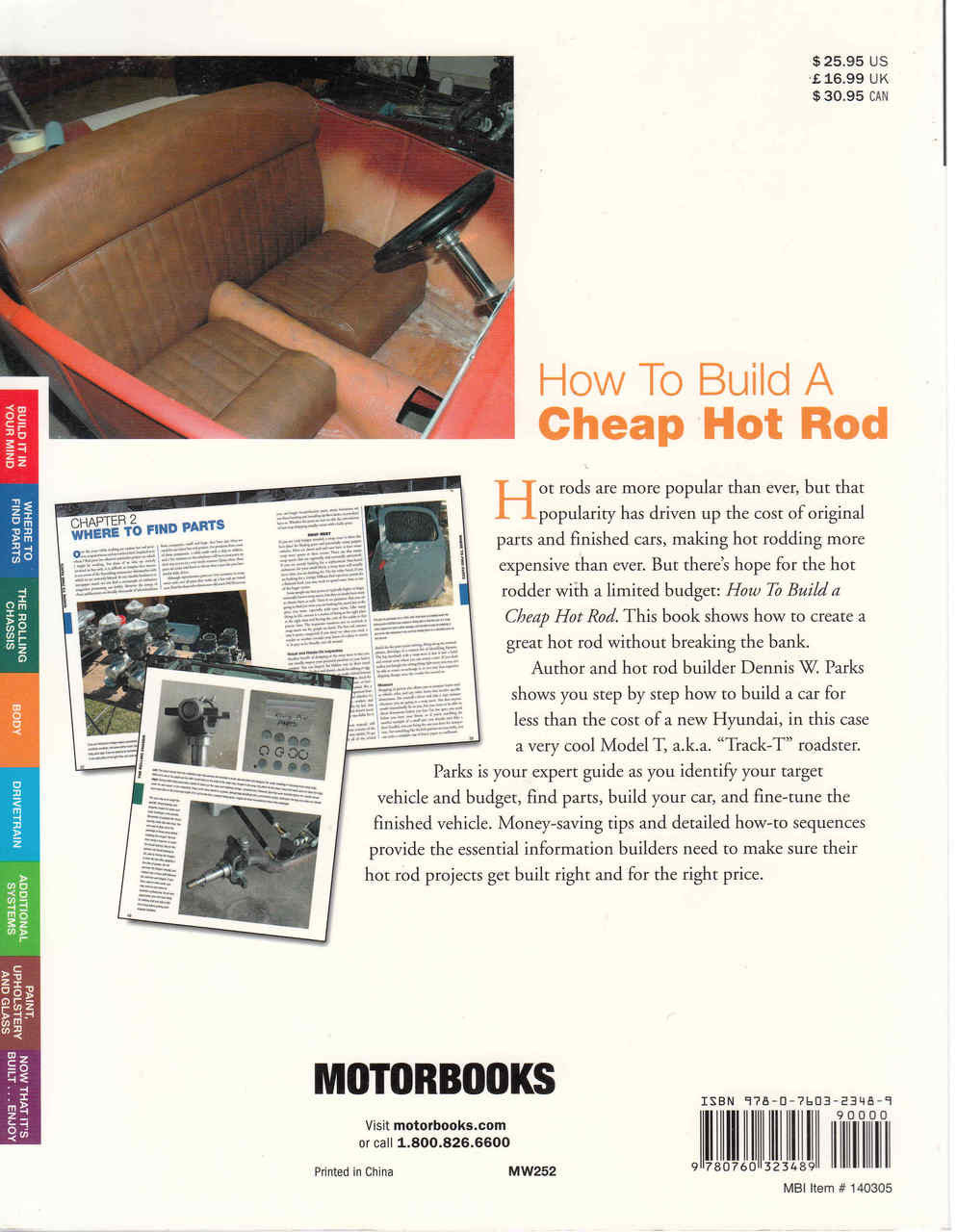How To Build A Cheap Hot Rod (9780760323489) - back