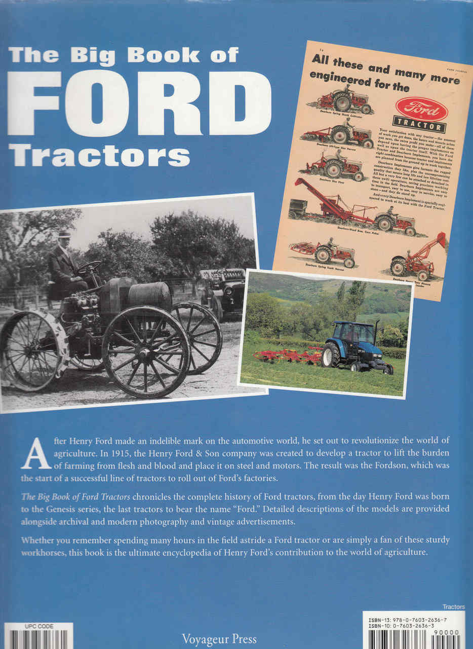 The Big Book Of Ford Tractors: The Complete Model-By-Model Encyclopedia (9780760326367) back