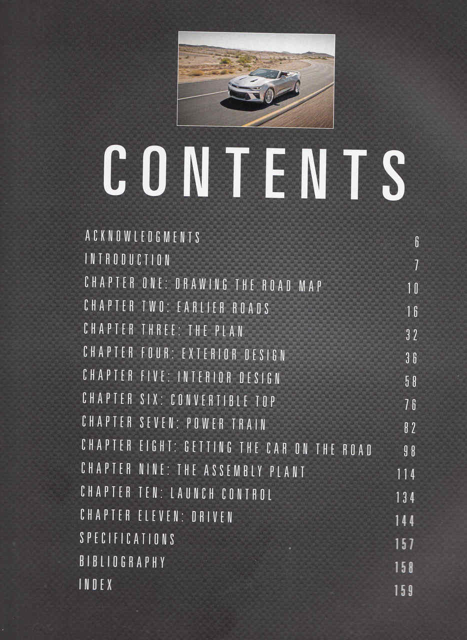 Camaro 2016: Chevrolet's Modern performance Car (9780760349816)  - cont