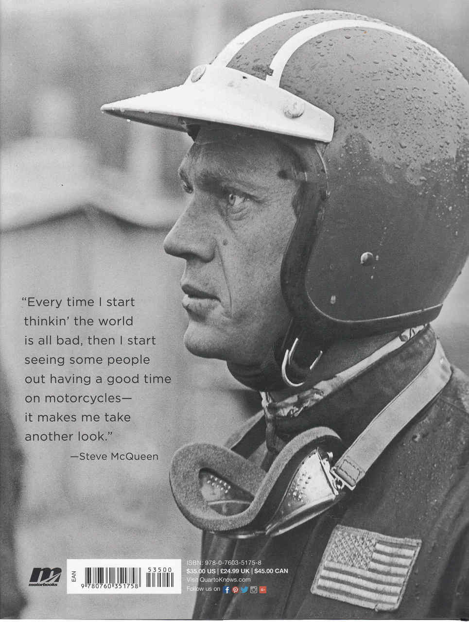 McQueen's Motorcycles: Racing And Riding With The King Of Cool (9780760351758) - back