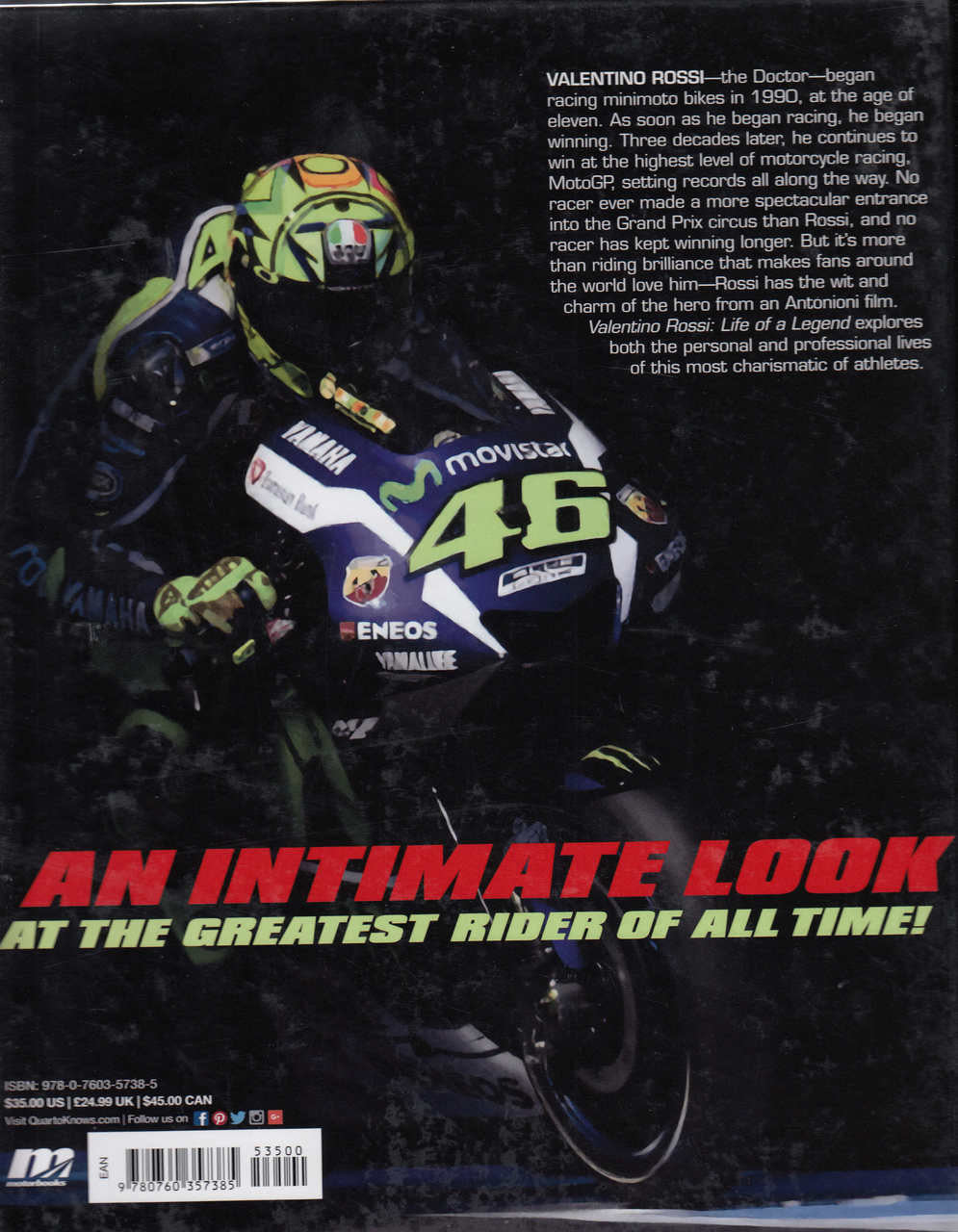 Valentino Rossi Life of a Legend by Michael Scott