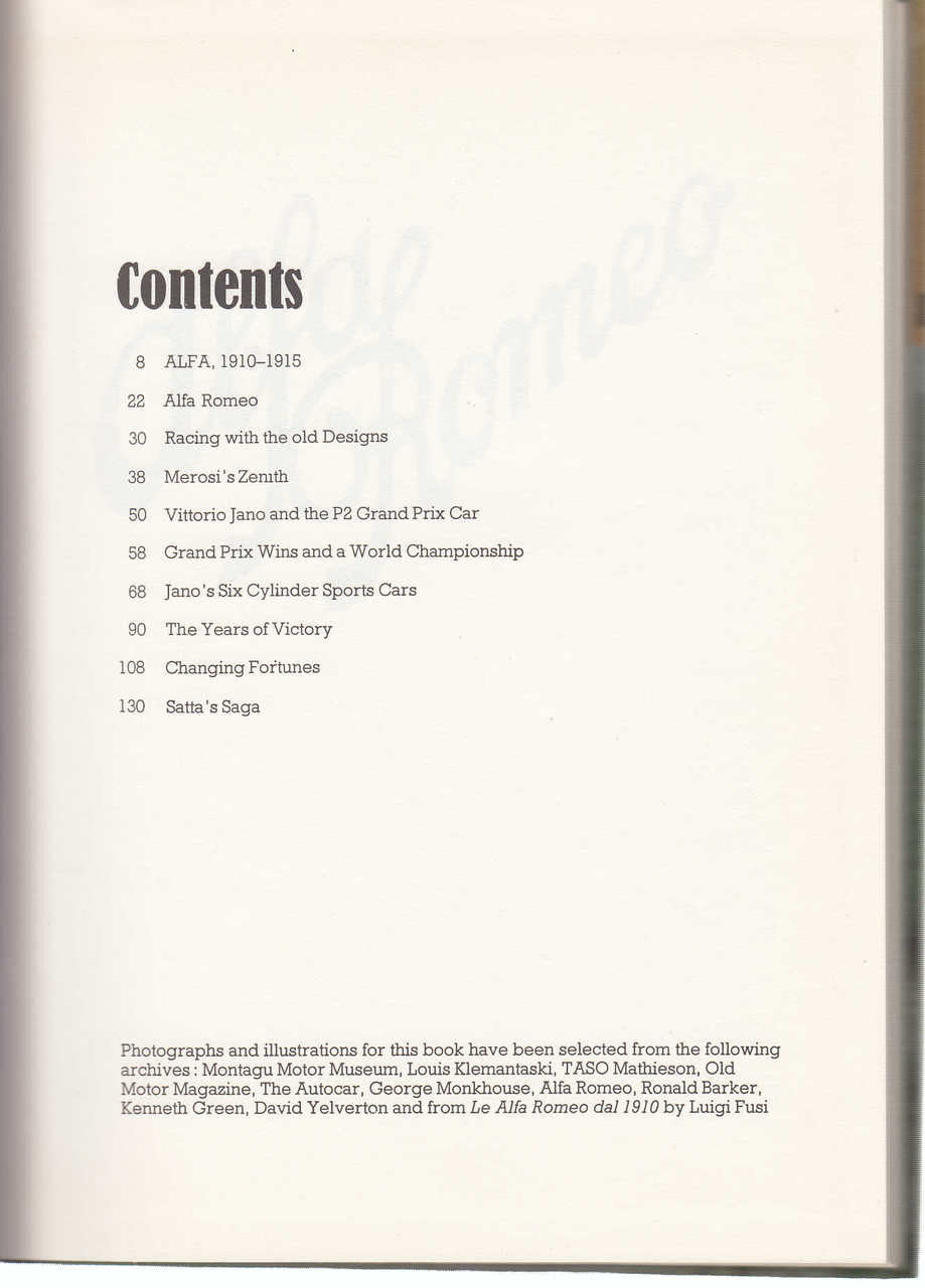 Alfa Romeo (Foulis Mini Marque History Series) (9780854291984)