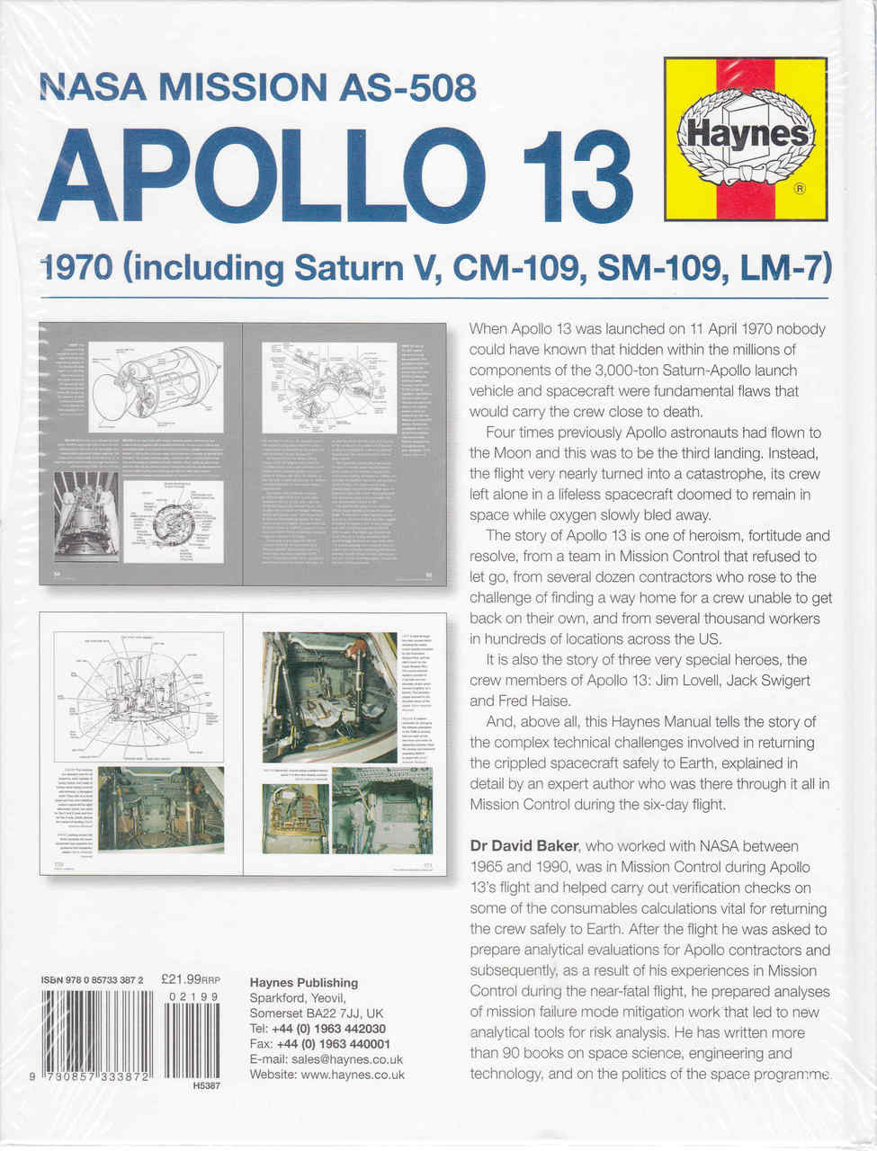 NASA Mission AS-508 Apollo 13 1970 Owners' Workshop Manual Back