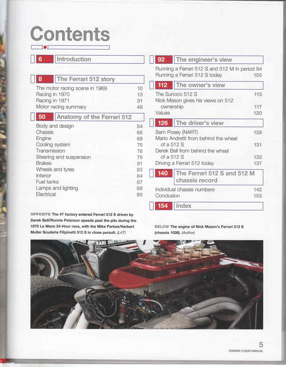 Ferrari 512 S/M 1970 onwards (all models) Owners' Workshop Manual