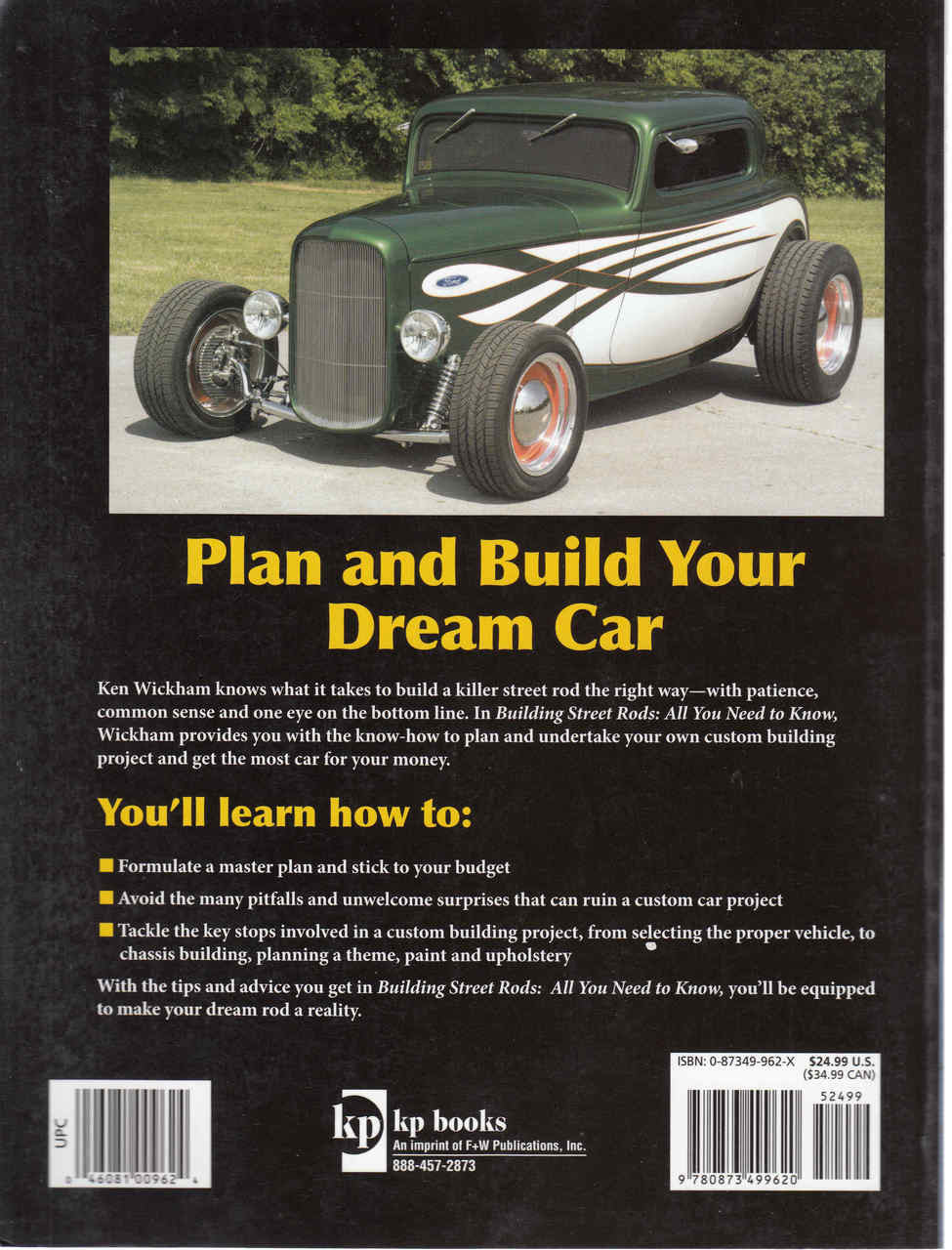 Building Street Rods: All You Need To Know (9780873499620) - back