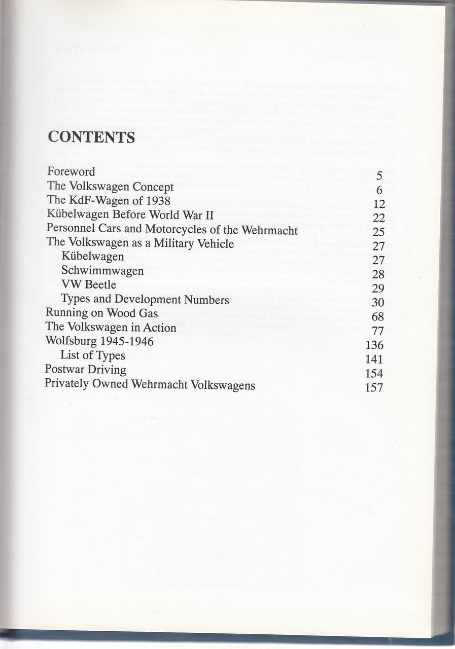 Volkswagen Of The Wehrmacht: A Photo Chronicle (9780887406843)