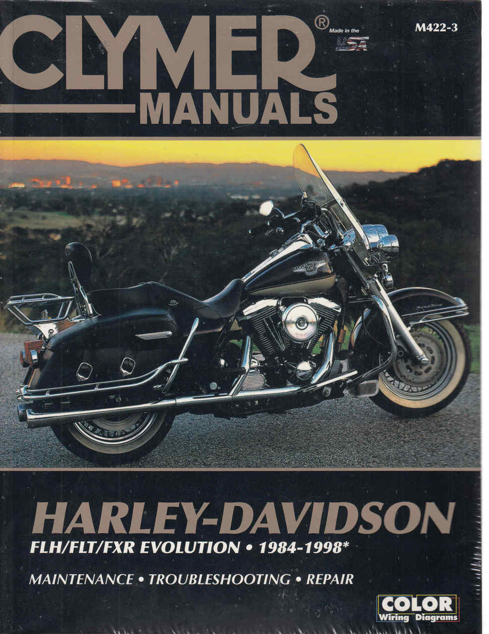 Harley-Davidson FLH FLT FXR Evolution 1984 - 1998 Workshop Manual