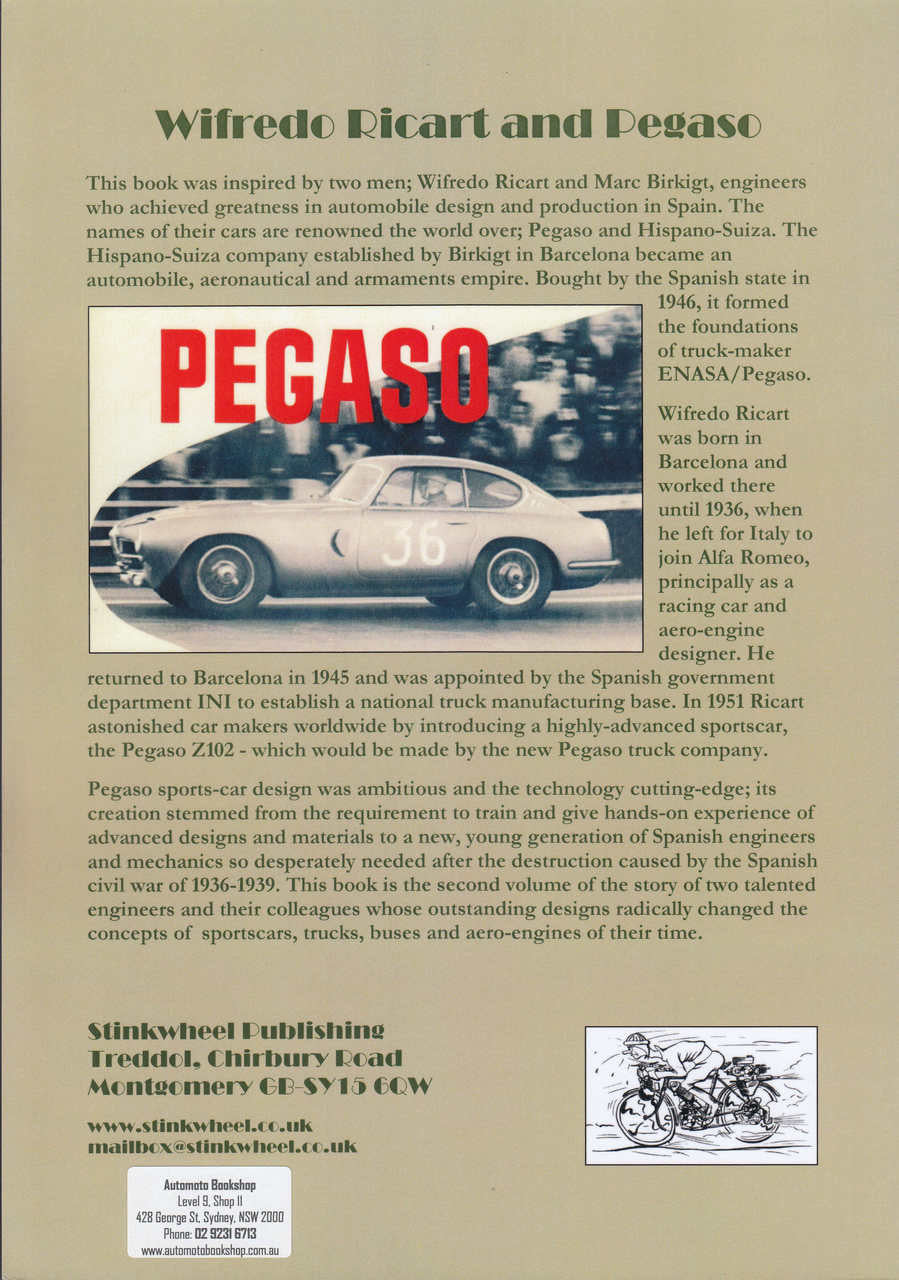 From Hispano-Suiza to Pegaso; trucks, buses and sportscars D (9780954736354)