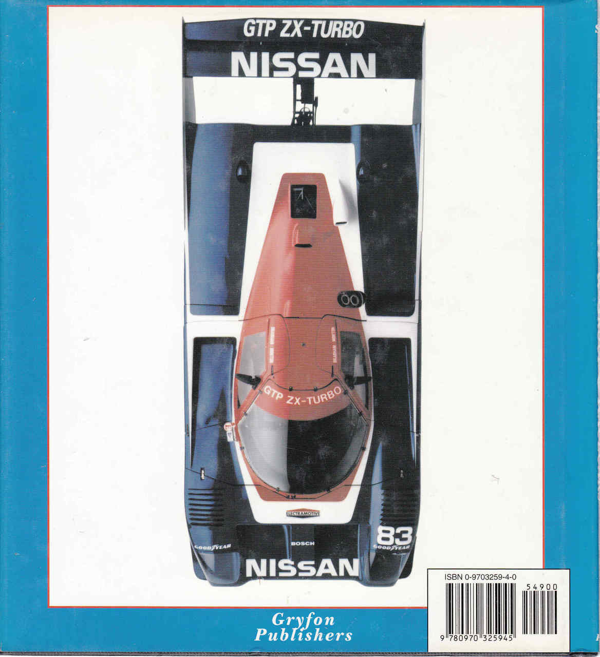 Lightning Speed: The Nissan GTP & Group C Racecars Back Cover