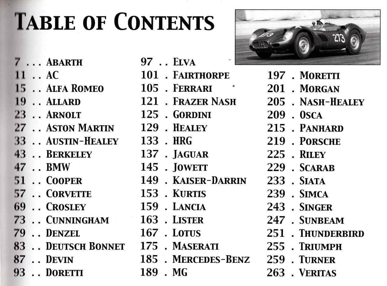 Racing Sports Cars: Memories of the Fifties (9780970507396)