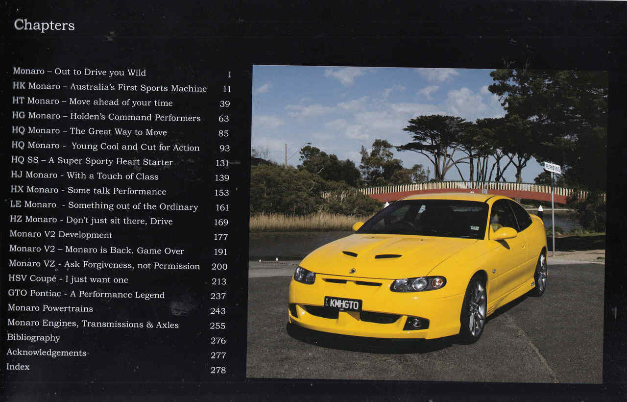 Monaro Magic: History Holden Monaro HSV Coupe and Pontiac GTO 1968 - 2006