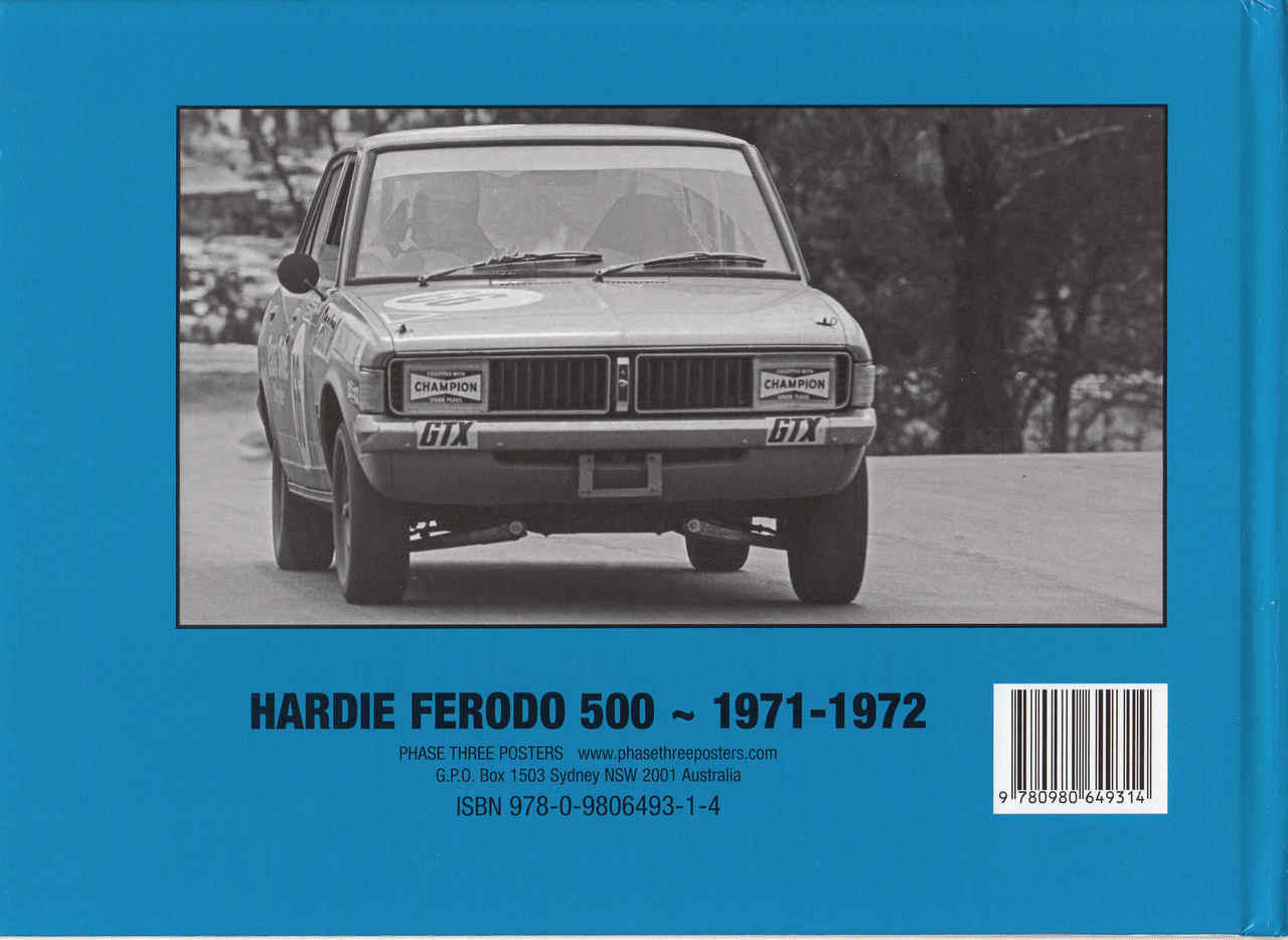 Hardie Ferodo 500 1971 - 1972 A Photographic History (9780980649314) -back