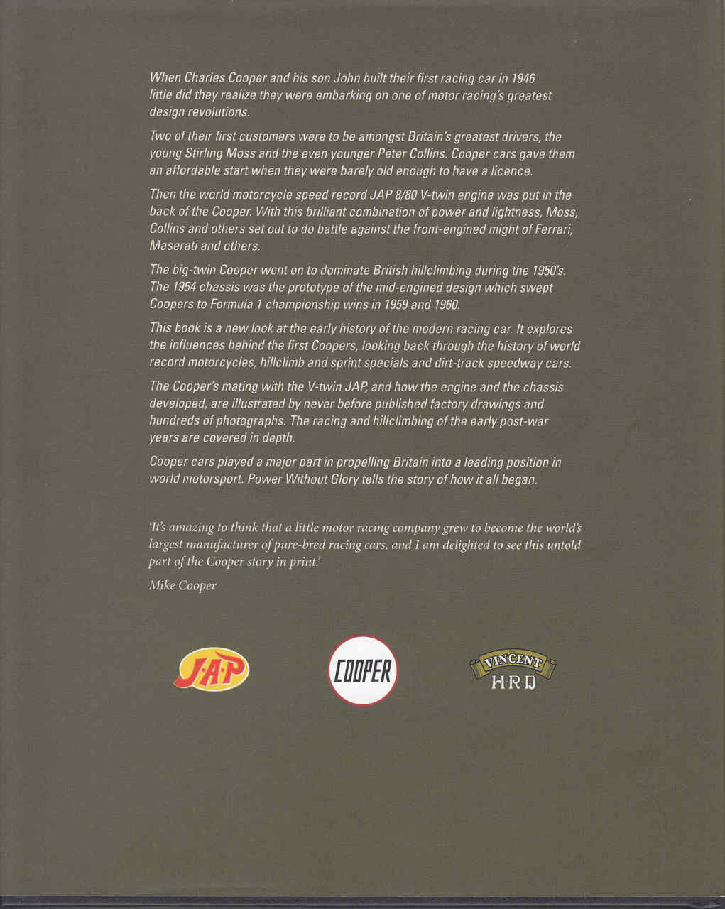 Power Without Glory: Racing the Big-Twin Cooper Back