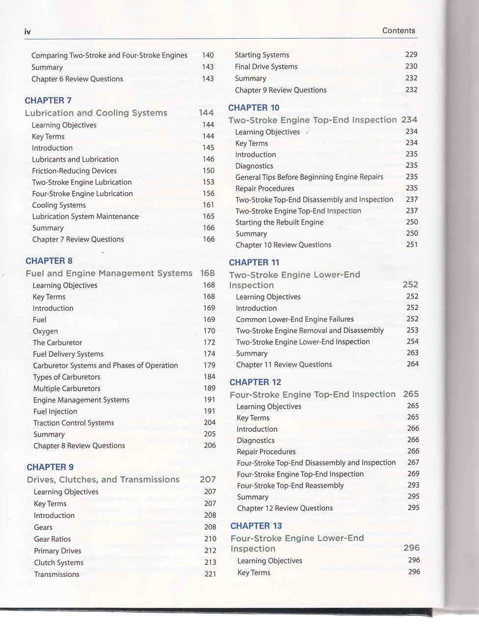 Modern Motorcycle Technology (3rd Edition) Content
