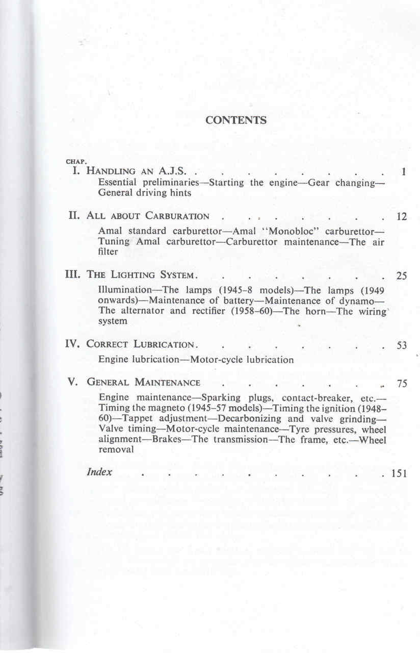 The Book Of AJS 350cc & 500cc OHV Singles 1945-1960 - Veloce Press 2014 Reprint) (9781588501240)  - cont