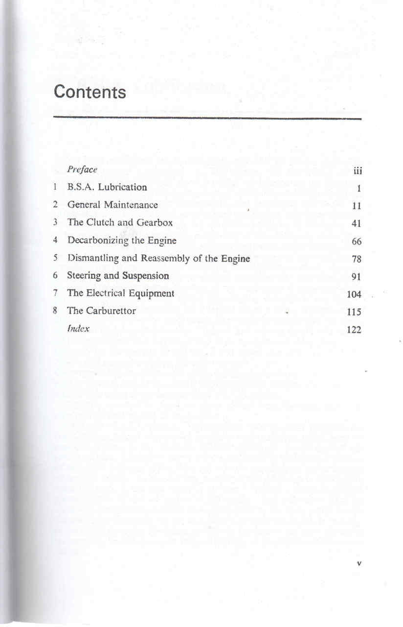 The Book Of he BSA OHV & SV Singles 1954-1970 (Veloce Press 2011 Reprint) (9781588501585) - cont