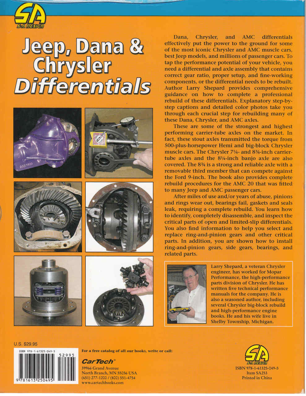 Jeep, Dana & Chrysler Differentials (9781613250495) back