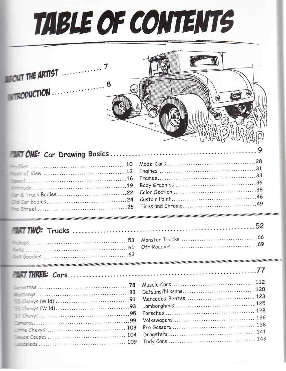 Trosley's How to Draw Cartoon Cars