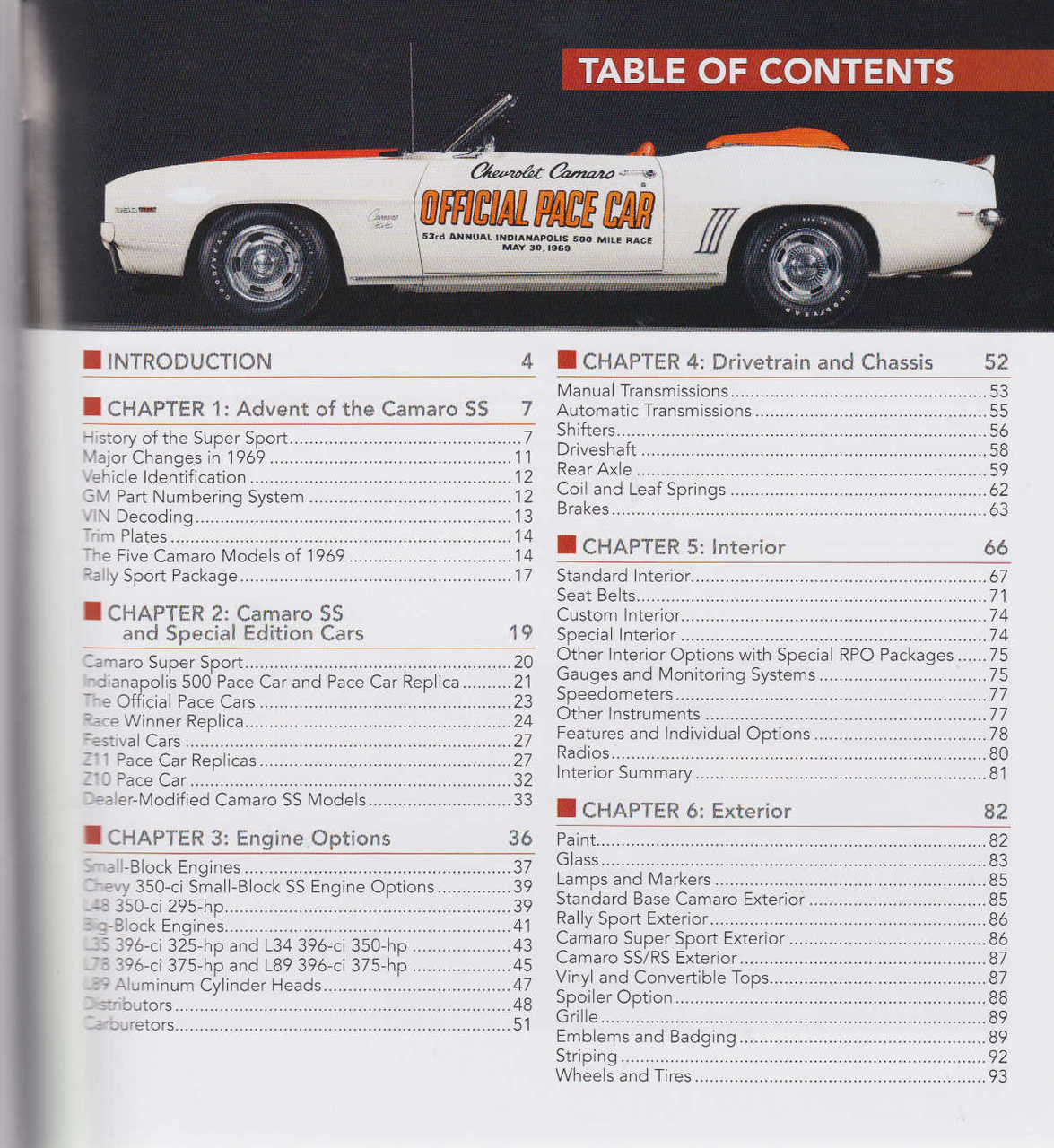 1969 Chevrolet Camaro SS Muscle Cars In Detail No.4 (9781613252741)