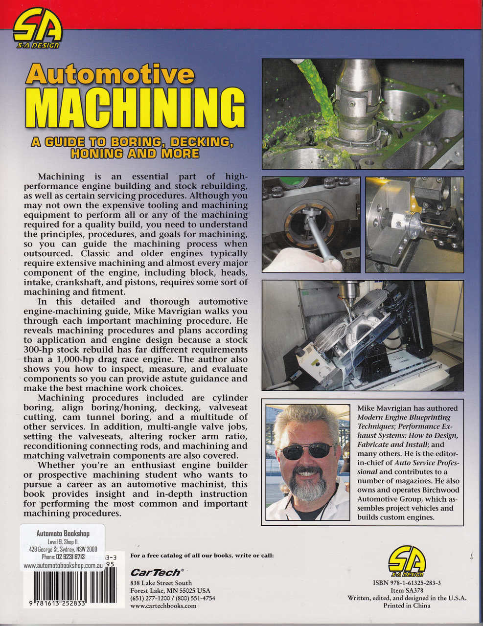 Automotive Machining: A Guide To Boring, Decking, Honing And More (9781613252833)