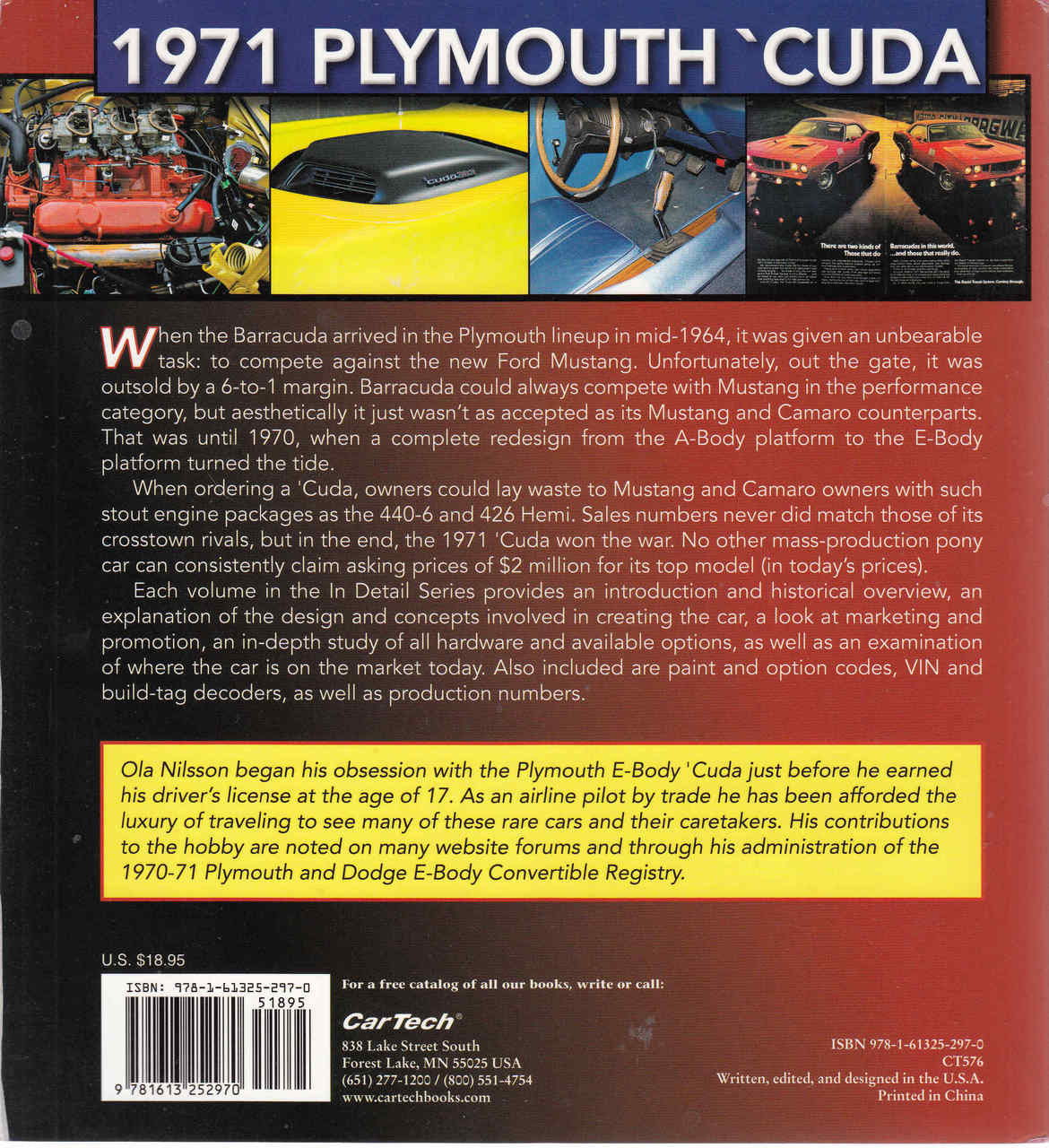 1971 Plymouth 'Cuda Muscle Cars In Detail No.2 (9781613252970)
