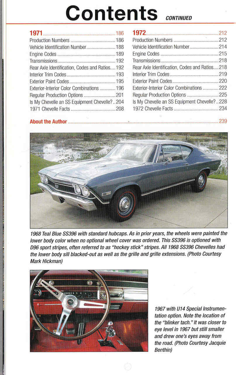 Chevelle Data and ID Guide 1964-1972 (9781613252987)