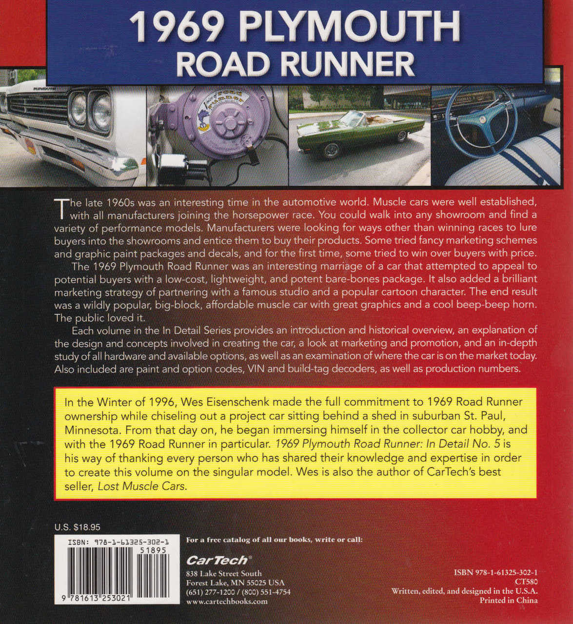 1969 Plymouth Road Runner Muscle Cars In Detail No. 5 (9781613253021)