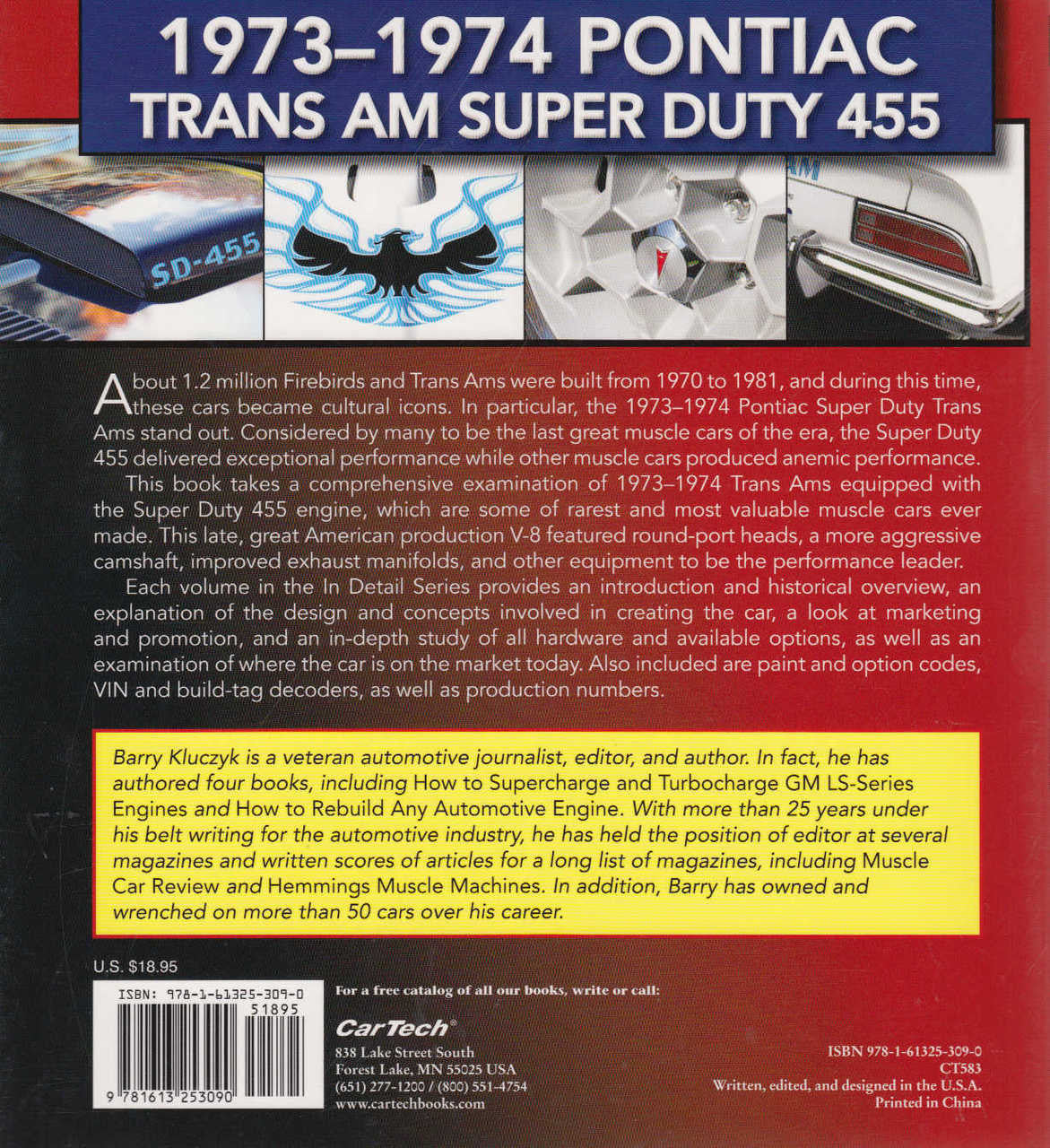 1973-1974 Pontiac Trans Am Super Duty 455 Muscle Cars In Detail No.6