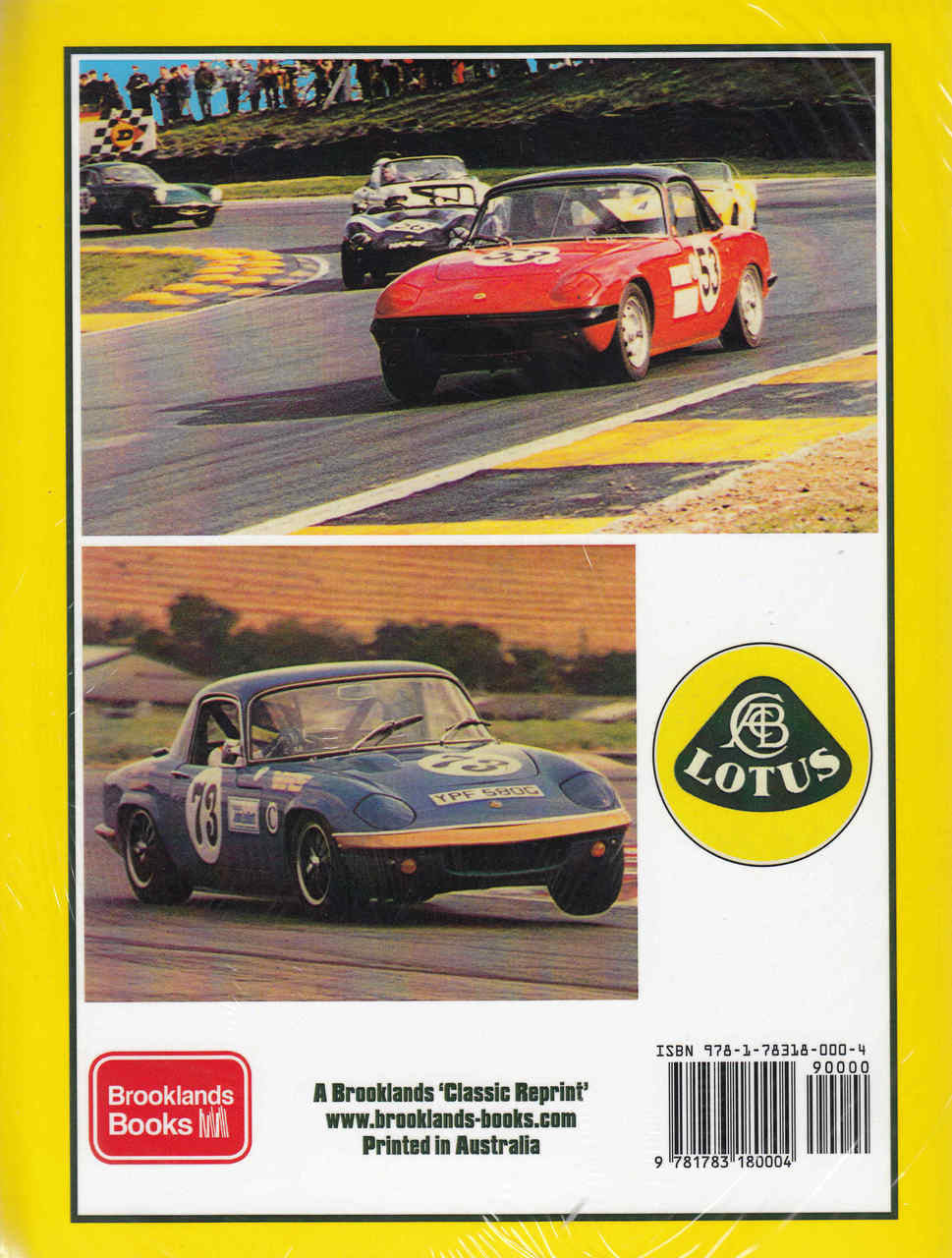 The Original Lotus Elan 1962 - 1973 (Revised Brooklands Edition) (9781783180004)