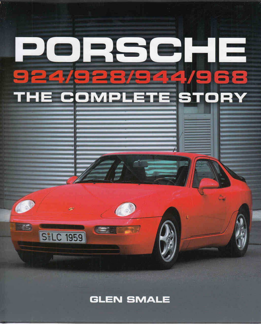Porsche 924/928/944/968 book, front cover with red coupe and title text