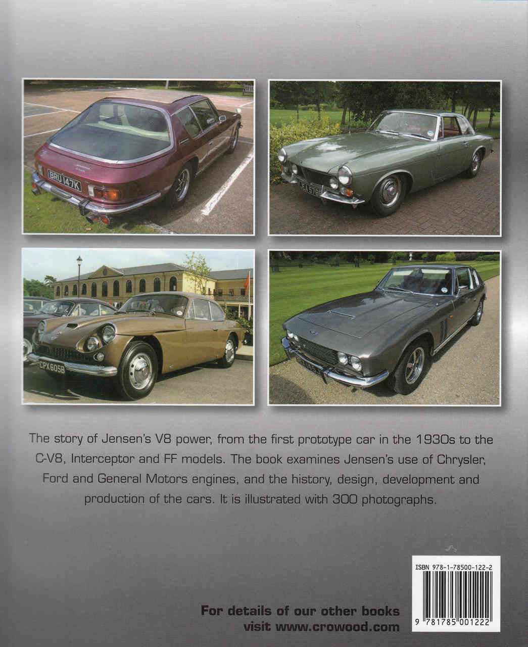 Jensen V8 The Complete Story Of The American-Powered Cars (9781785001222) - back