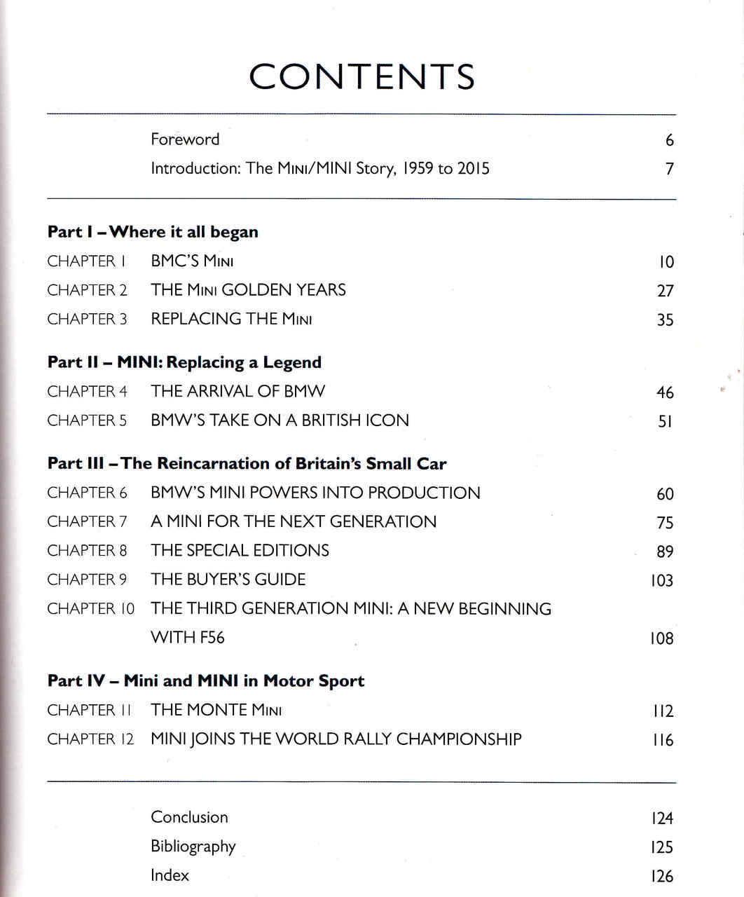 BMW Mini: An Enthusiast's Guide (9781785001437 - cont