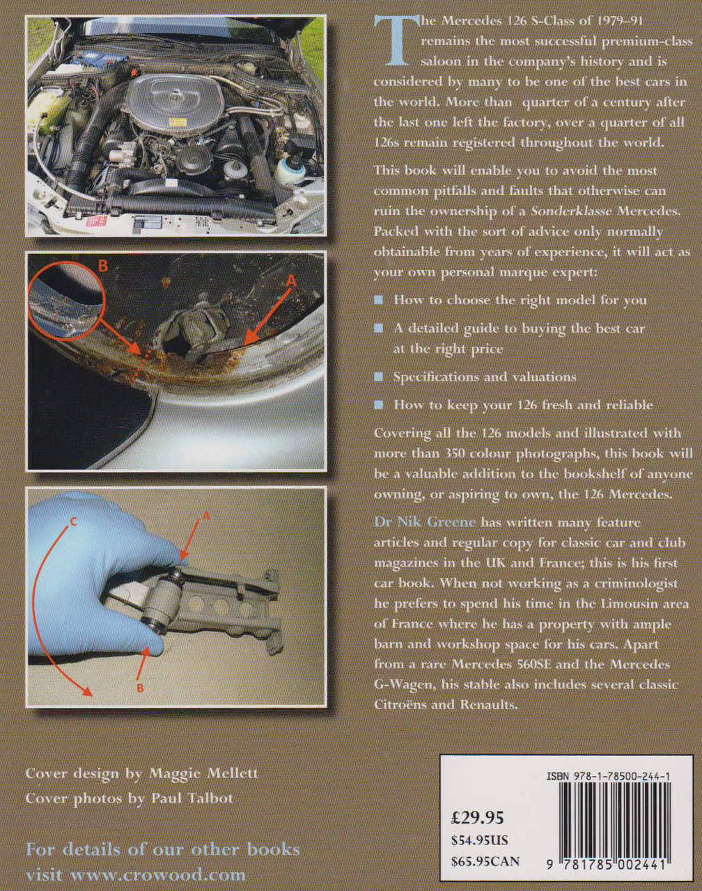 Buying And Maintaining A 126 S-Class Mercedes (9781785002441)