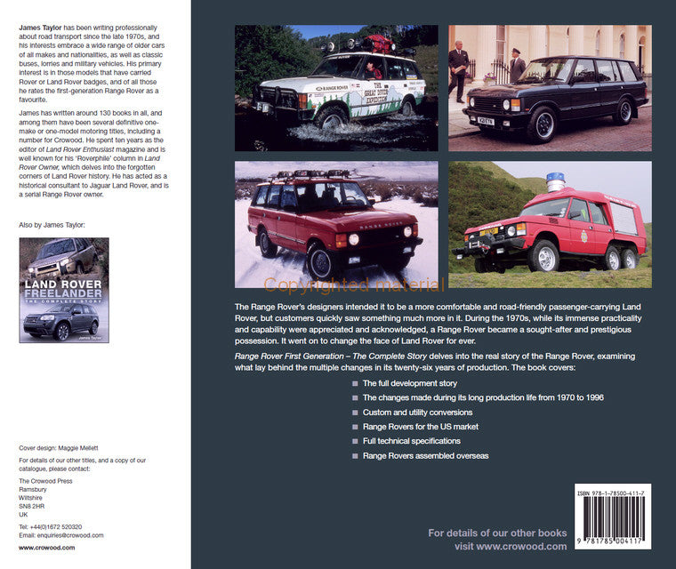 Range Rover First Generation - The Complete Story