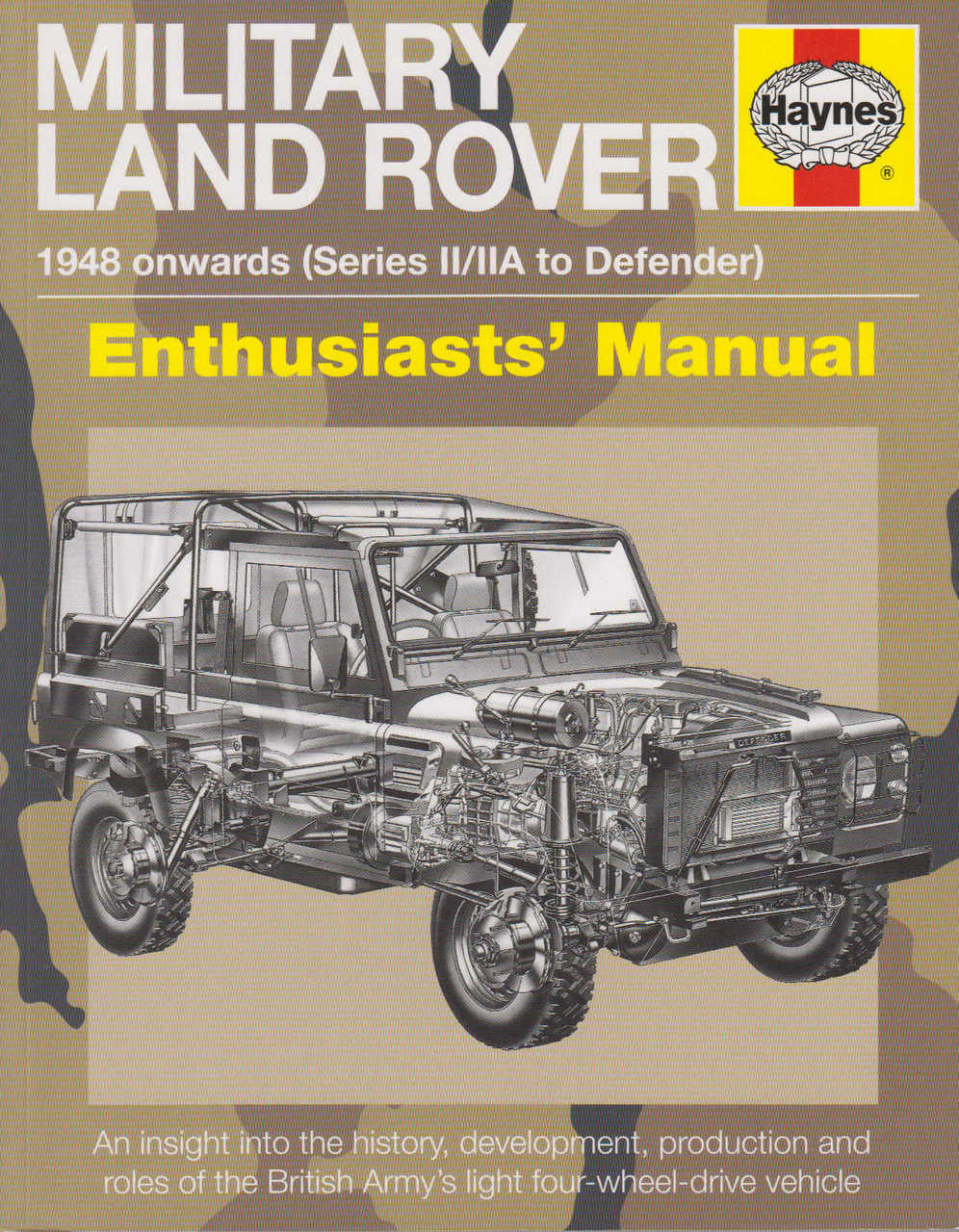 Military Land Rover 1948 onwards (Series II/IIA to Defender) Enthusiasts' Manual (Paperback Edition) (9781785210969) (view)