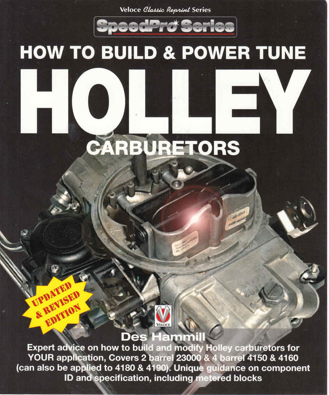 Holley carburetor repair manual cover with title text and carburetor photo