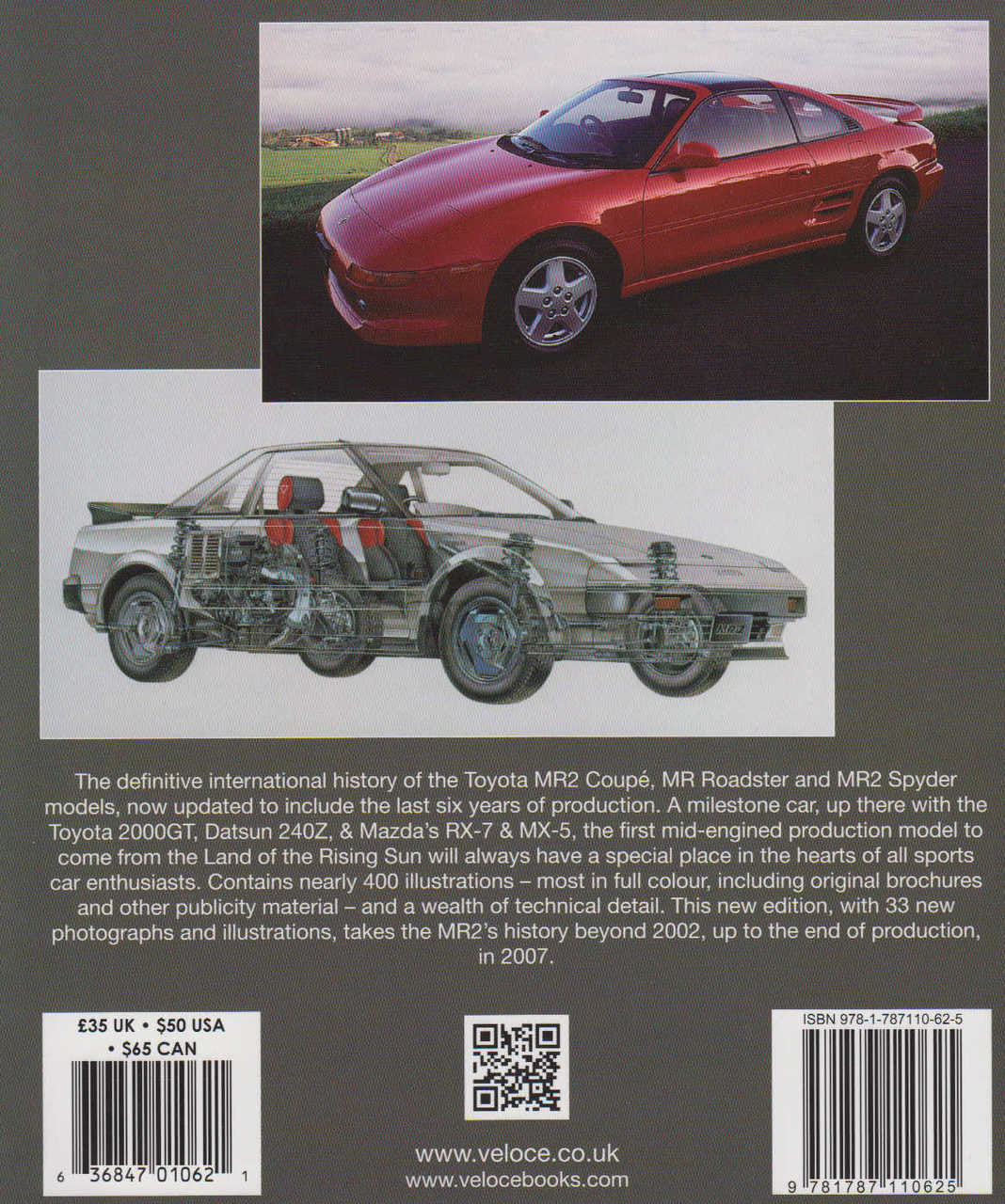 Toyota MR2 Coupes & Spyders 1984 - 2007 Revised and Updated Second Edotion (9781787110625)